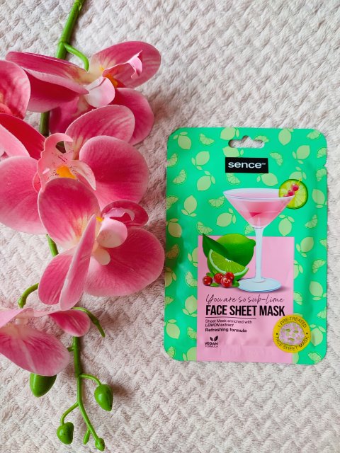 Maxbrands Marketing B.V. Face Sheet Mask, Maseczka do twarzy w płacie, You are so Sub-lime, Odświeżająca, Z ekstraktem z cytryny