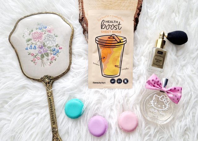 The Beauty Dept. Maseczka do twarzy w płacie, Health Boost, Turmeric + Pumpkin