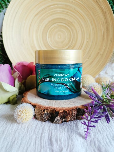 Perfecta Peeling do ciała, Cukrowy, Ujędrniająco - Odżywczy, Algi Morskie 