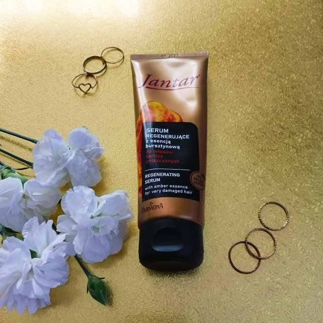 Farmona Jantar, Serum do włosów, Z wyciągiem z bursztynu, Włosy zniszczone