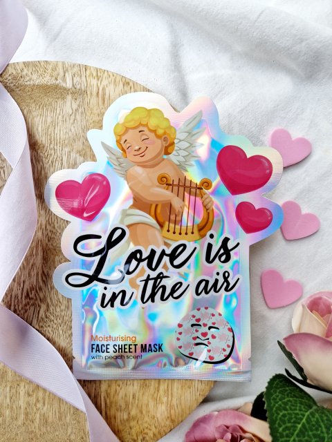 Maxbrands Marketing B.V. Face Sheet Mask, Maseczka do twarzy w płacie, Love is in the Air