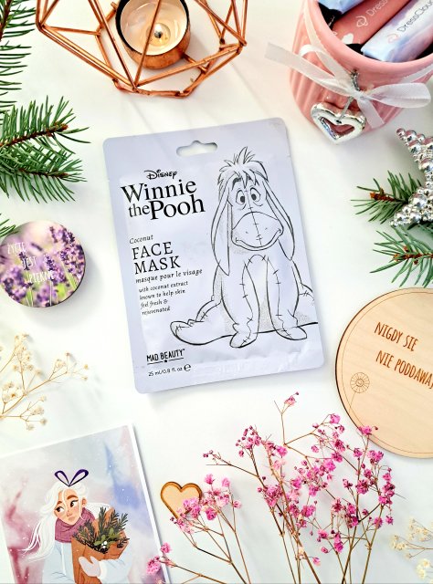 Mad Beauty Maska do twarzy w płacie, Disney, Winnie the Pooh, Coconut