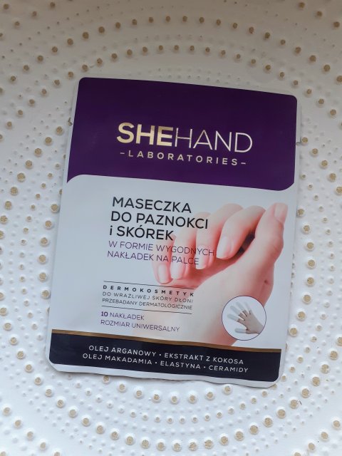 SheHand Maseczka do paznokci i skórek w formie nakładek na palce, Wrażliwa skóra dłoni