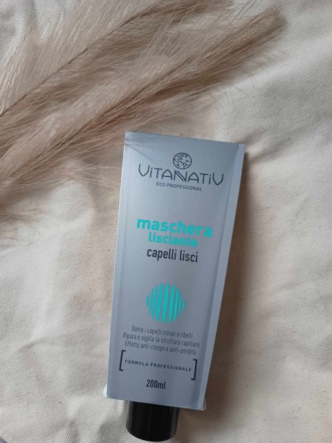 Vitanativ Maska do włosów, Maschera Lisiante Capelli Lisci, Wygładzająca
