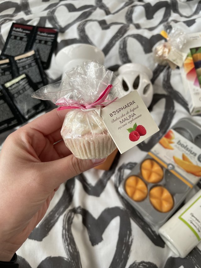 Bosphaera Babeczka do kąpieli, Malina 