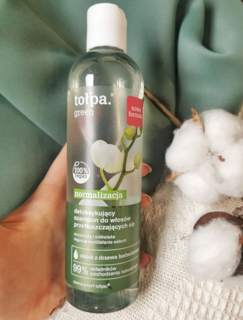 Tołpa Green, Normalizacja, Szampon do włosów, Detoksykujący, Do włosów przetłuszczających się 