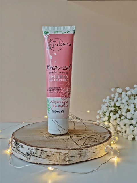 Sielanka Krem-żel do rąk i paznokci, Odmładzająco - regenerujący, Dziewczyna jak malina