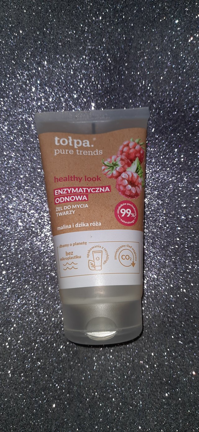 Tołpa Pure Trends, Healthy Look, Żel do mycia twarzy, Enzymatyczna odnowa, Malina i dzika róża 