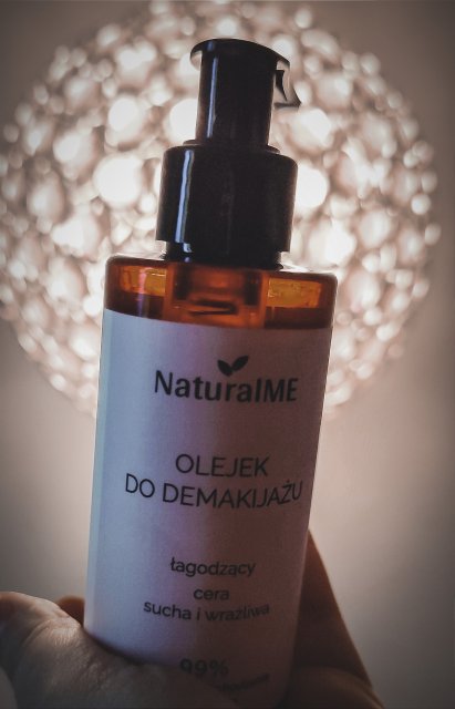 NaturalME Olejek do demakijażu, Łagodzący, Cera sucha i wrażliwa 