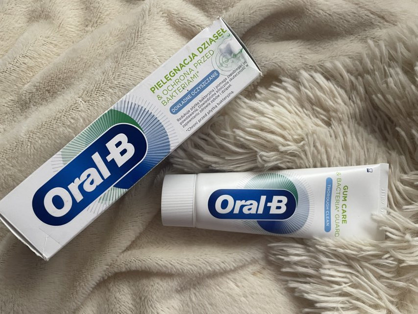 Oral-B Pasta do zębów, Pielęgnacja dziąseł i ochrona przed bakteriami, Gum Care & Bacteria Guard