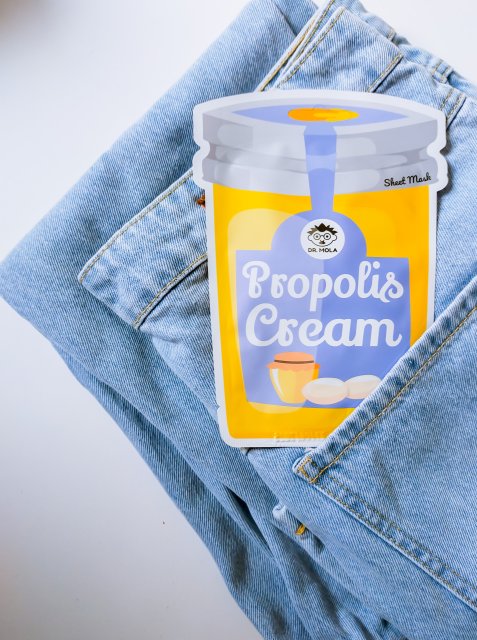 Dr. Mola Maseczka do twarzy w płacie, Propolis Cream