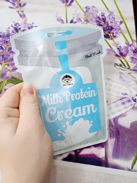 Dr. Mola Maska do twarzy w płacie, Milk Protein Cream