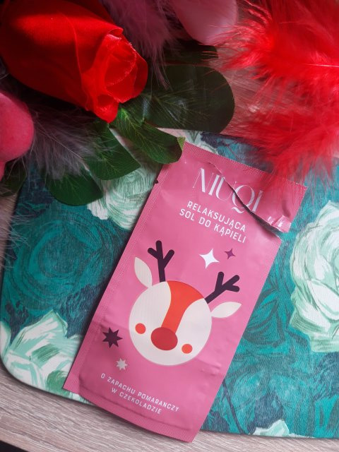 NIUQI Sól do kąpieli, Relaksująca, Pomarańcza w czekoladzie 