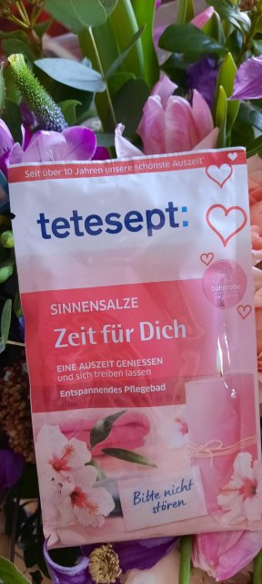 Tetesept Sól do kąpieli, Deine Zeit für Dich, Hibiskus i biała herbata