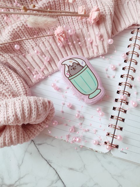 Sence Essentials Pastylka do kąpieli, Pusheen The Cat, Różowa