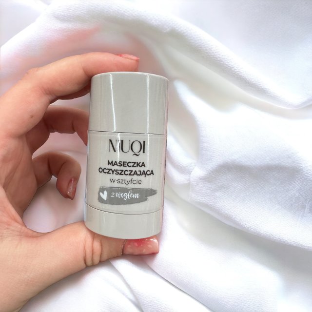 NIUQI Maseczka do twarzy w sztyfcie, Węgiel, Oczyszczająca