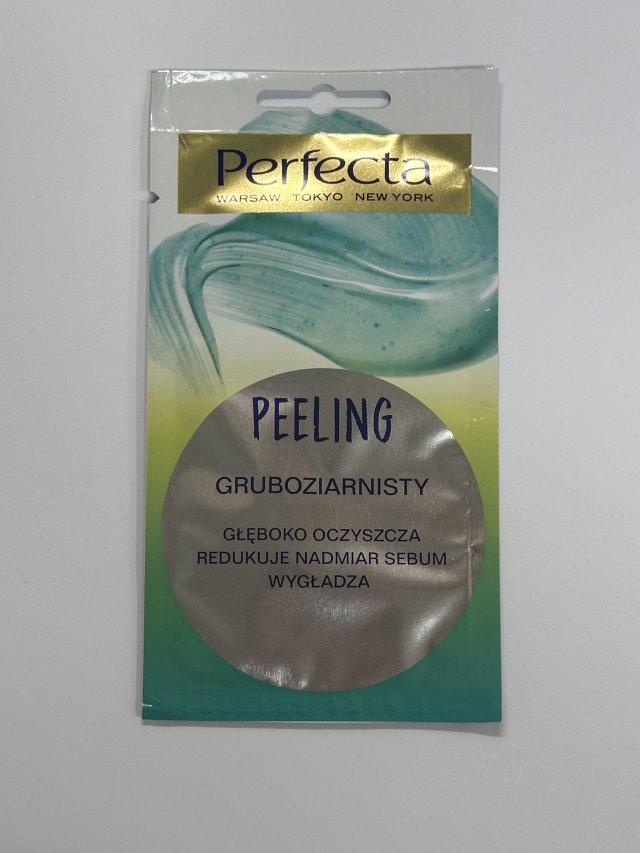 Perfecta Peeling do twarzy, Gruboziarnisty, Głęboko oczyszcza, Redukuje nadmiar sebum i wygładza