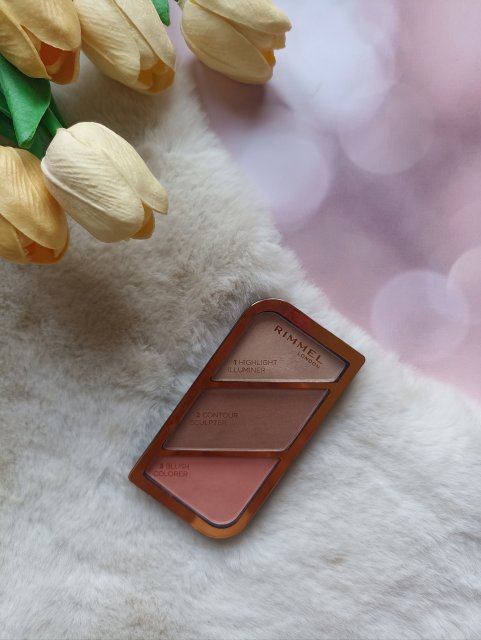 Rimmel By Kate, Paleta do konturowania twarzy, nr 002 Coral Glow