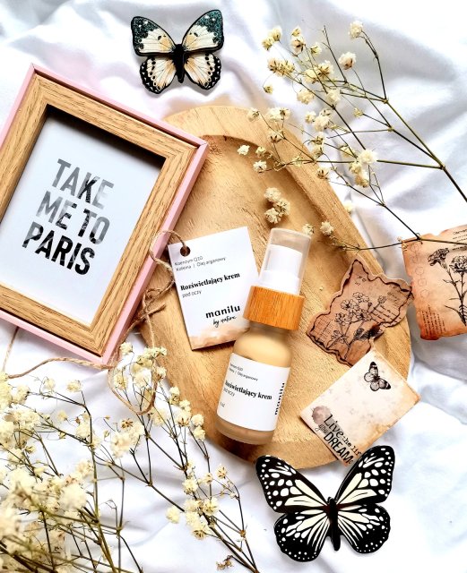 manilu Krem pod oczy, Rozświetlający, Kofeina, koenzym Q19 i olej arganowy