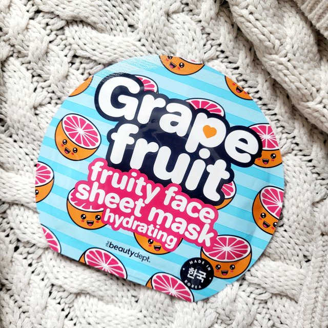 The Beauty Dept. Maseczka do twarzy, Nawilżająca, Grapefruit