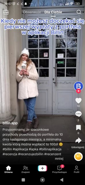 Billin - nowa apka do recenzji i zarabiania 