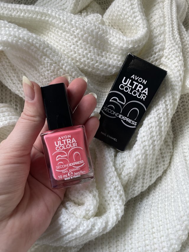 Avon Ultra Colour, 60 Second Express, Lakier do paznokci, Strawberry Margarita 
