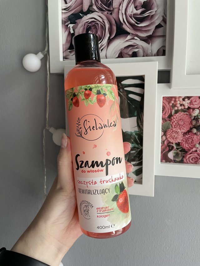 Sielanka Szampon do włosów, Rewitalizujący, Soczysta truskawka 