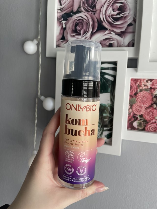 OnlyBio Pianka do mycia twarzy, Puszysta, Kombucha