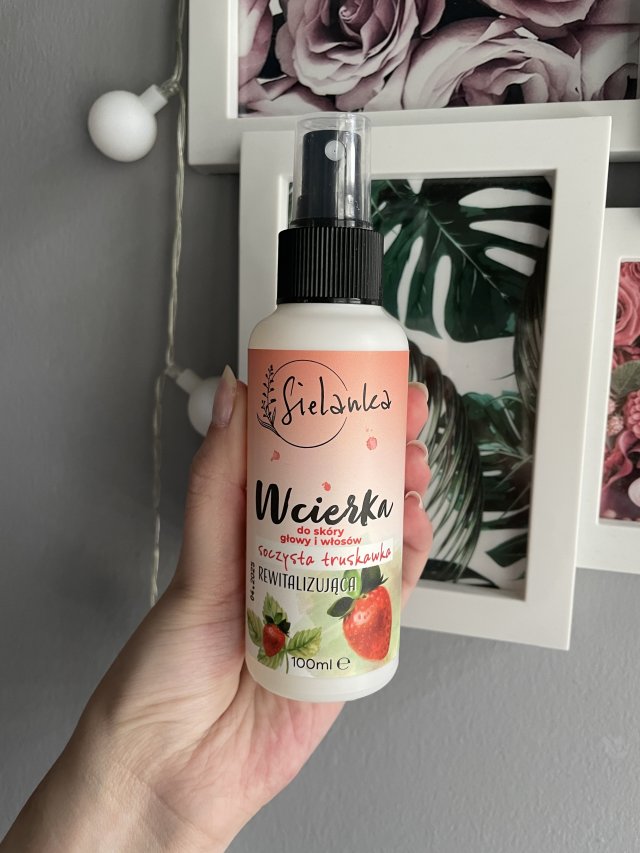Sielanka Wcierka do skóry głowy i włosów, Rewitalizująca, Soczysta Truskawka