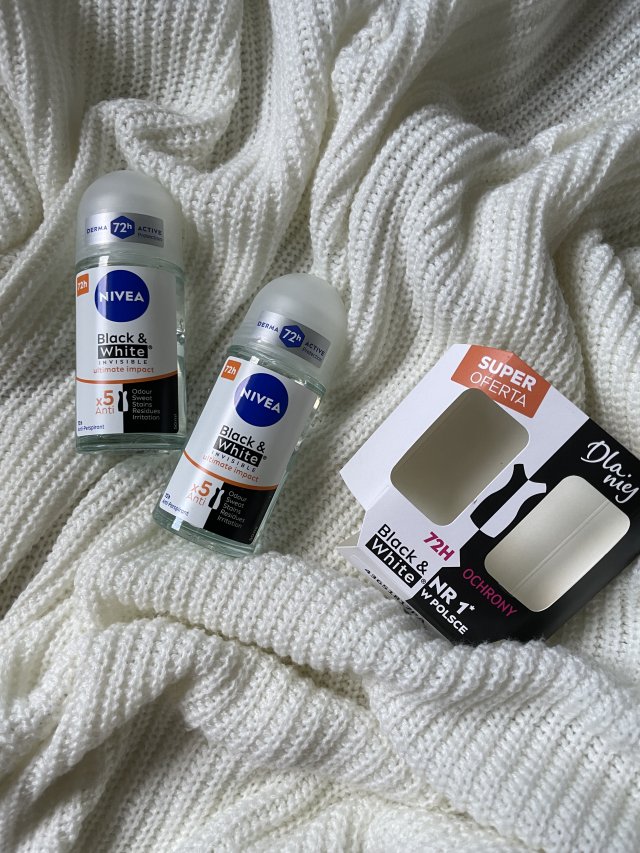 Nivea Antyperspirant w kulce, Black & White, Invisible, Ultimate Impact