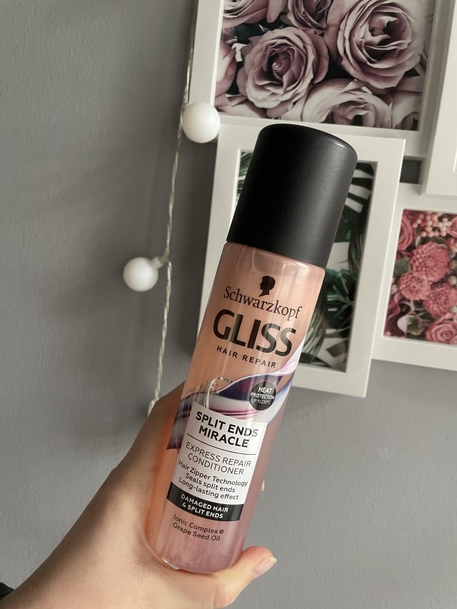 Schwarzkopf Gliss Kur, Split Ends Miracle, Odżywka do włosów w sprayu, Bez spłukiwania