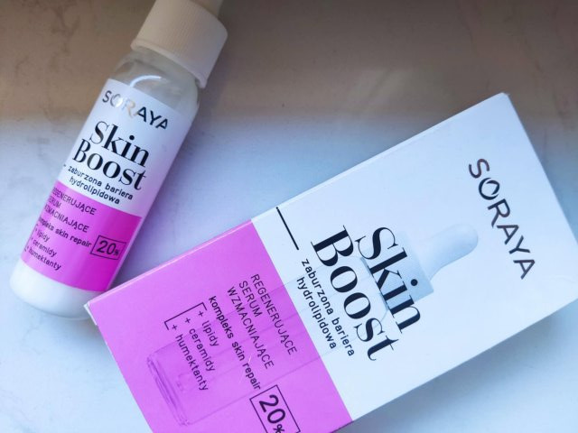 Soraya Skin Boost, Serum do twarzy, Regenerujące, Wzmacniające, Kompleks Skin Repair 20%