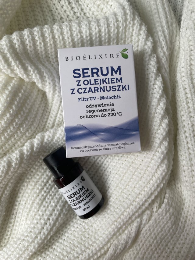 Bioélixire Serum do włosów, Z olejkiem z czarnuszki, Filtr UV, Malachit