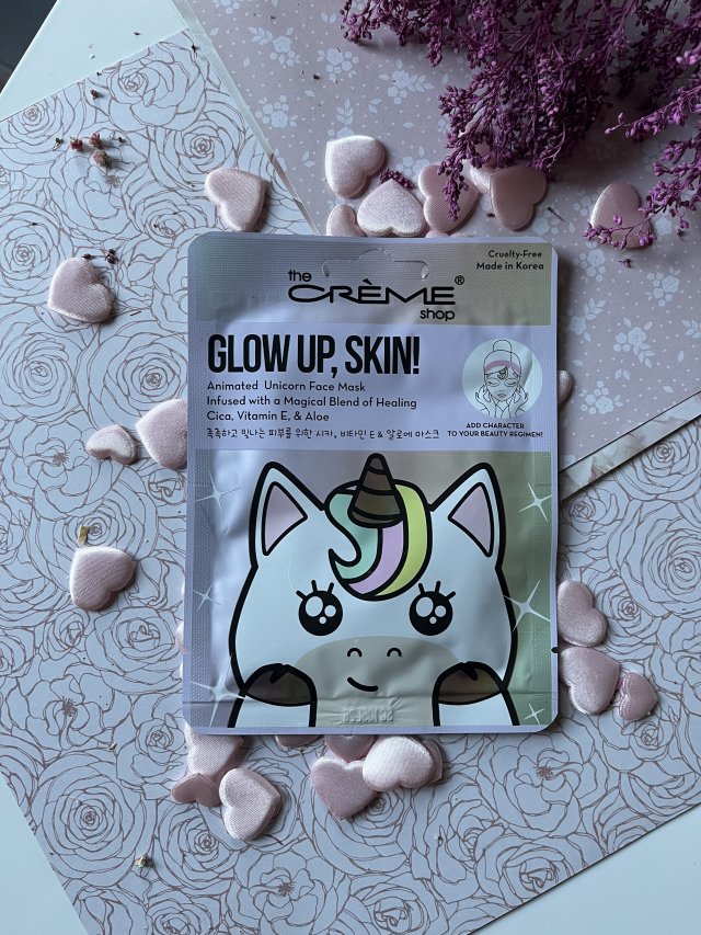 The Creme Shop Maska do twarzy w płacie, Glow Up, Skin!
