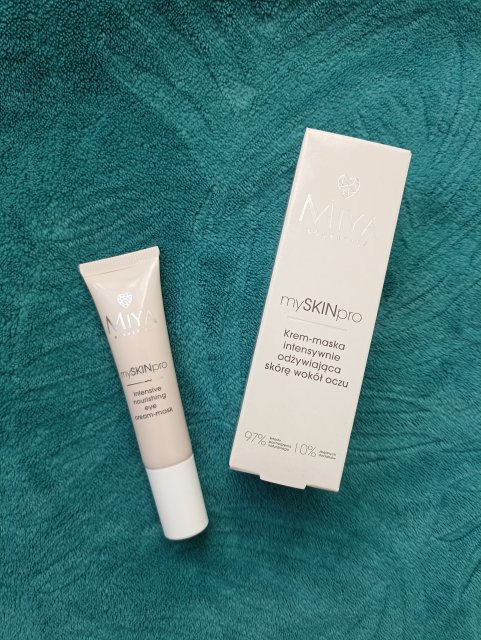 Miya Cosmetics mySKINpro, Krem-maska pod oczy, Intensywnie odżywiająca skórę wokół oczu