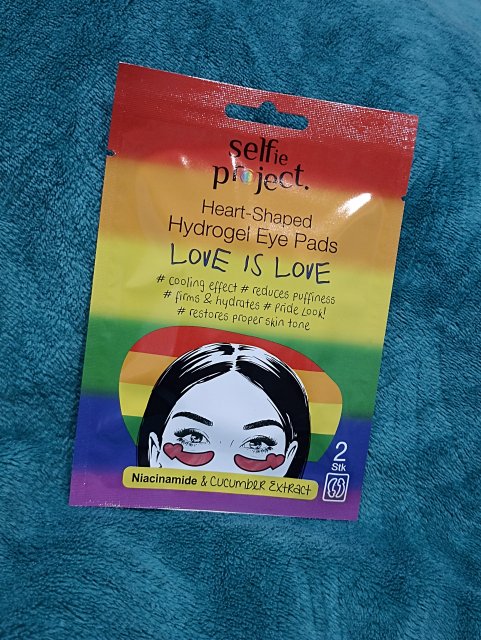 Selfie Project Płatki pod oczy, Hydrożelowe, Love Is Love, Niacynamide & Cucumber Extract