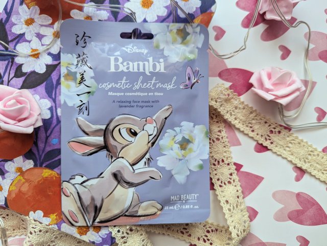  Mad Beauty Disney, Maska do twarzy w płacie, Bambi, Lavender