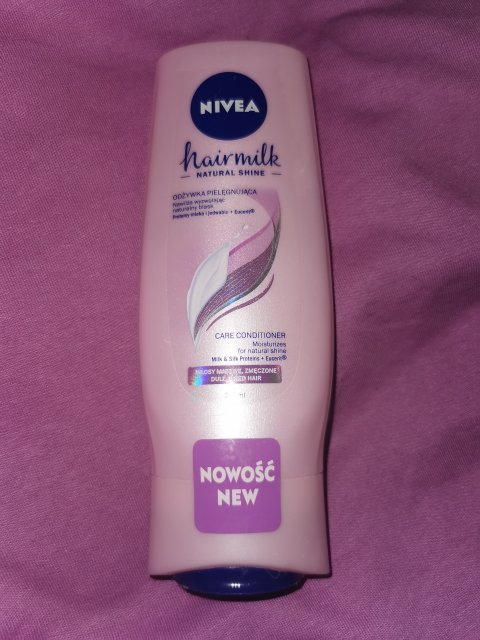 Nivea Hairmilk, Odżywka do włosów, Natural Shine, Włosy matowe i zmęczone
