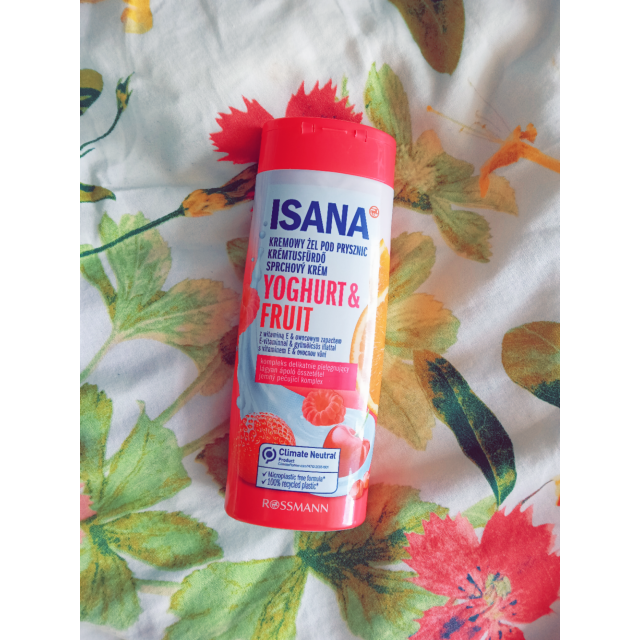 Isana Kremowy żel pod prysznic, yoghurt & fruit