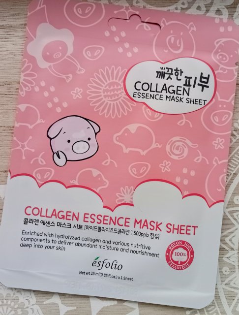 ésfolio Maska do twarzy w płacie, Collagen Essence Mask