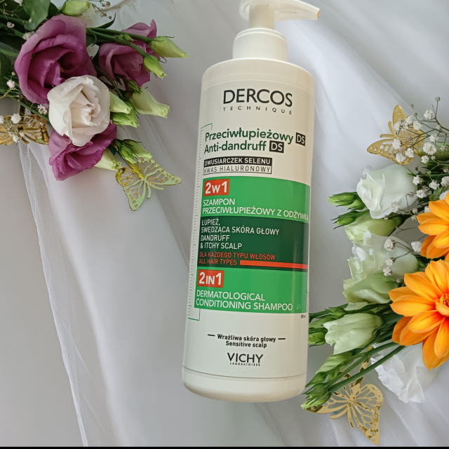 VICHY Laboratoires Dercos, Szampon do włosów, Przeciwłupieżowy, Do włosów suchych