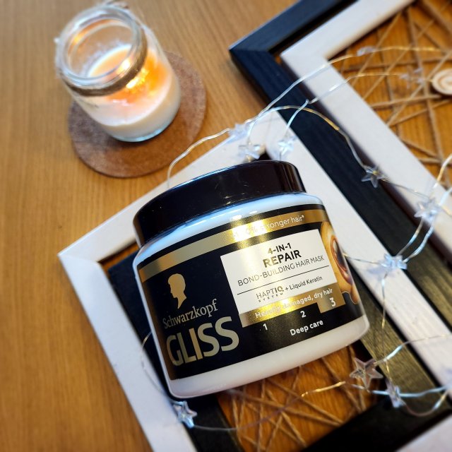 Schwarzkopf Gliss 4-in-1, Maska do włosów, Repair, Bond-Building Hair Mask, Deep Care