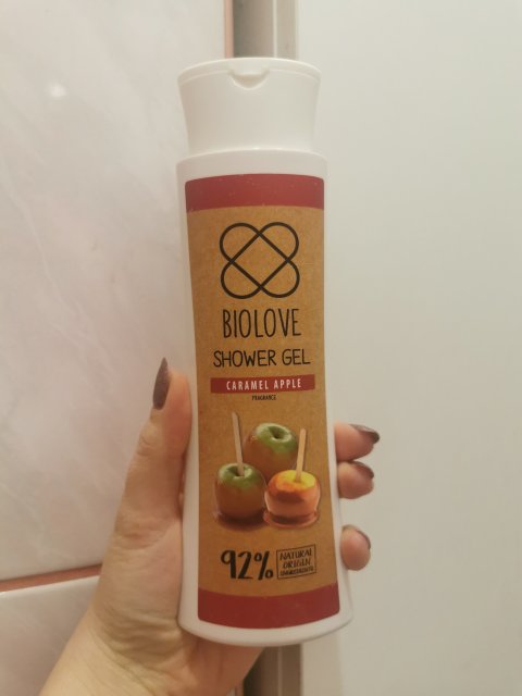 Biolove Żel pod prysznic, Jabłko w karmelu
