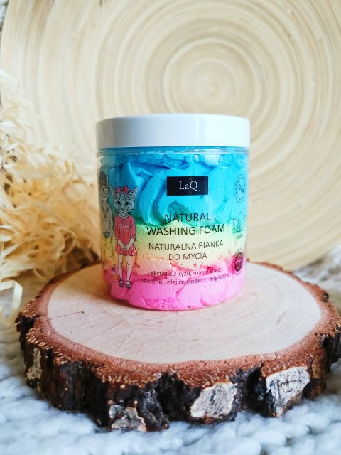 LaQ Pianka do mycia ciała i rąk, Guma balonowa