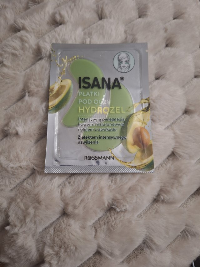 Isana Płatki hydrożelowe z kwasem hialuronowym i olejem z awokado