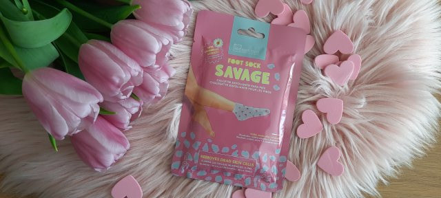 IDC Institute Maska do stóp w formie skarpetek, Foot Sock Savage