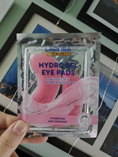 Lacura Hydrożelowe płatki pod oczy, Hyaluronic Acid&Pomegranate Extract