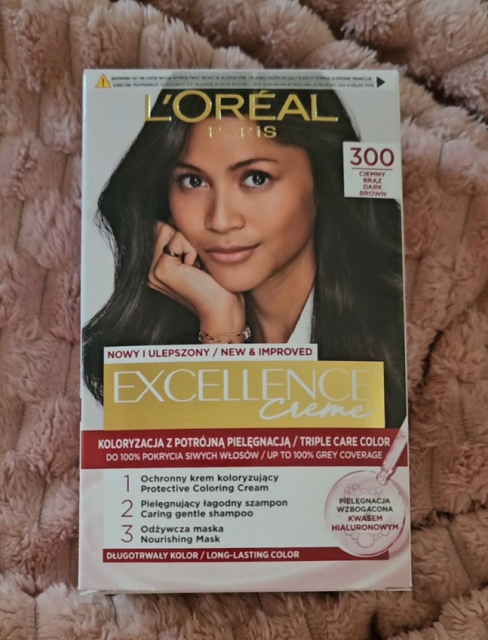 L'Oréal Excellence Cool Creme, Farba do włosów, nr 3.11 Ultrapopielaty ciemny brąz