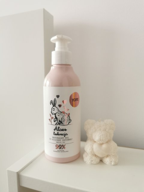 YOPE Żel do higieny intymnej, Aloes i lukrecja