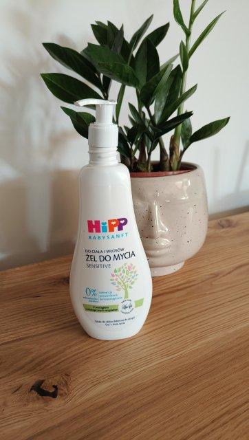 HiPP Babysanft, Żel do mycia ciała i włosów, Sensitive